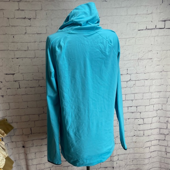 Nike Pro women’s size XL turquoise blue long sleeve turtleneck - Picture 4 of 6